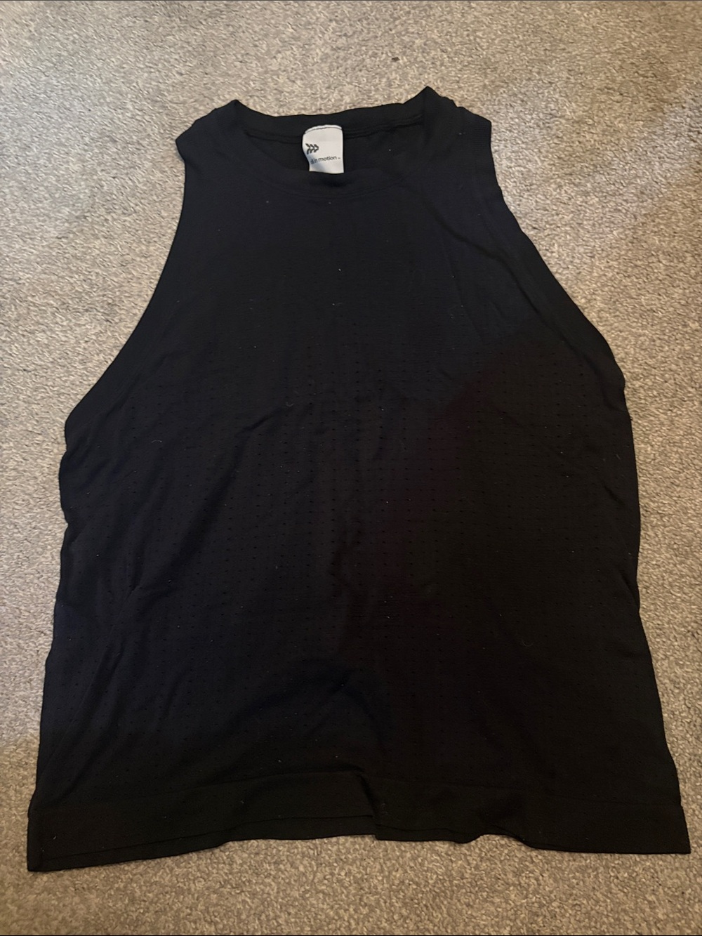 all in motion Black Performance Muscle Tank